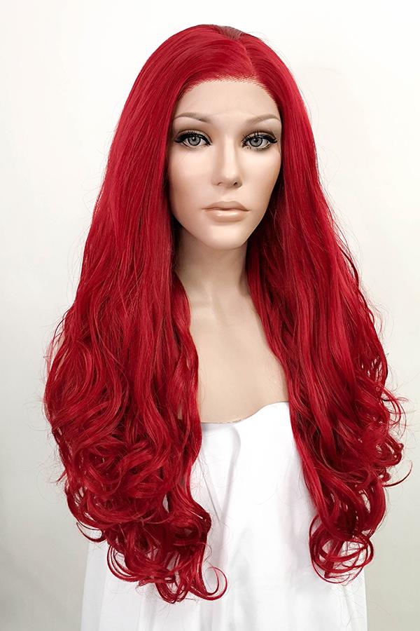 Firestarter good celebrity lace front red wig