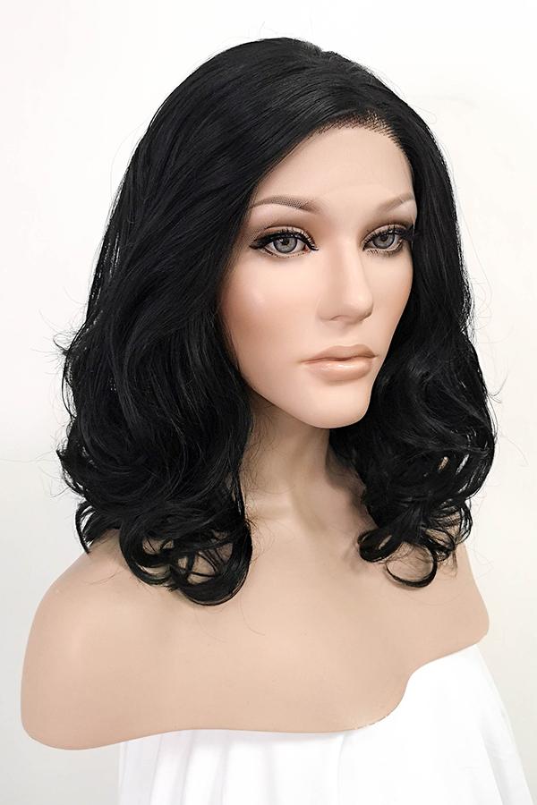 Jet black hotsell human hair wigs