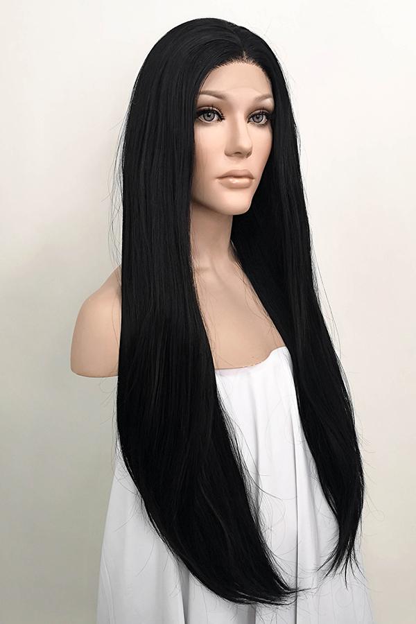 Black hair lace front cheap wig