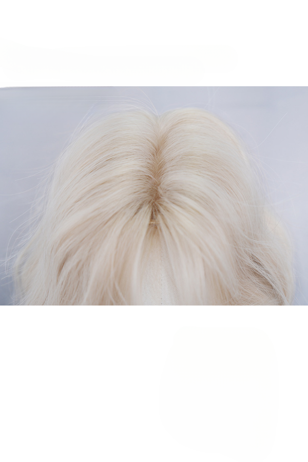 12" Blonde Fashion Synthetic Hair Wig QS007