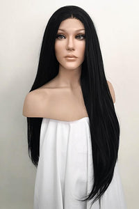 28 Jet Black Fashion Synthetic Hair Wig 50180 – StarLite Hair